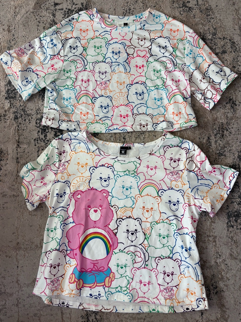 SHEIN Care Bears crop top bundle